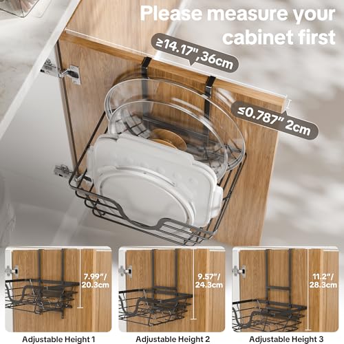 TIDIIABODE Pot Lid Organizer, Adjustable Kitchen Pot | All Products - Image 3
