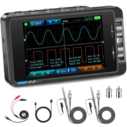 FNIRSI DS215H 2-in-1 Handheld Oscilloscope 50MHz, 2 Channel - Image 1