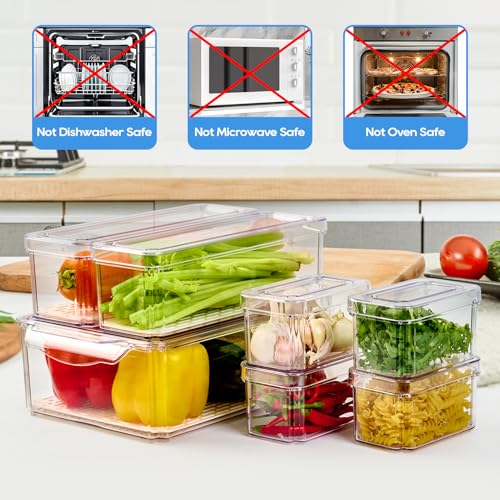 JollyPack Fridge Organizers, Refrigerator Organizer Bins - Image 3