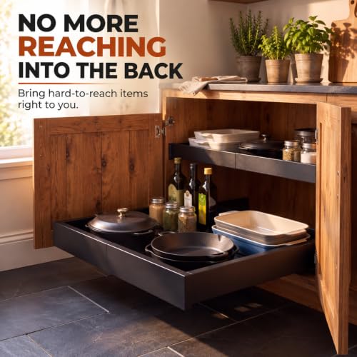 Expandable Pull Out Cabinet Organizer | 4-Way | Home Organization - Image 6