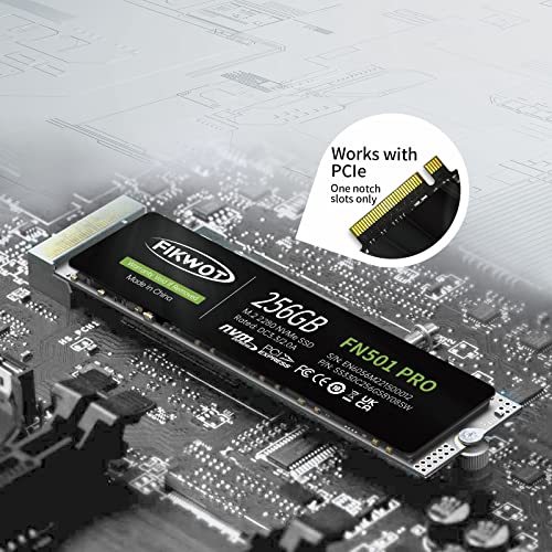 Fikwot FN501 Pro 256GB NVMe SSD - M.2 2280 PCIe Gen3 x4 Internal - Image 4