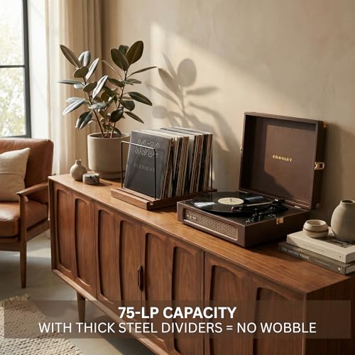 Decorative Vinyl Record Storage For Up to 75 Single - Image 4
