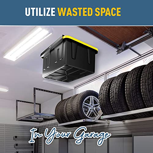 Heavy-Duty Overhead Garage Storage Rack for 1 Bin. | Garage Storage - Image 7