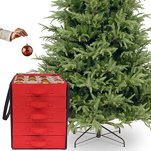 Christmas Ornament Storage Boxes with Dividers - 5 | Home Organization - Image 3