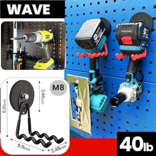Heavy Duty Magnetic Garage Hooks Kit,12 Pack Strong | Garage Storage - Image 6