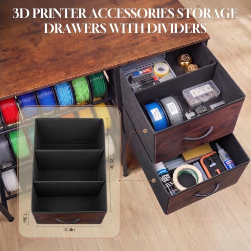 3D Printer Stand with Filament Storage Rack - Image 7