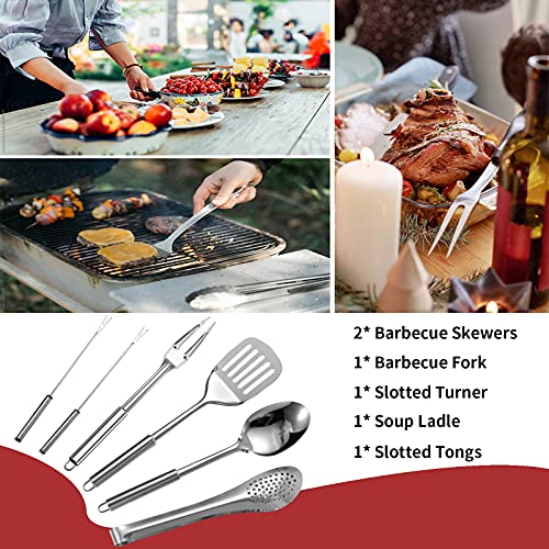 Portable Camping Kitchen Utensil Set-27 Piece Cookware - Image 6