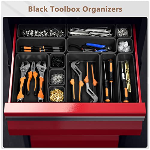 A-LuGei 【𝗠𝗶𝗹𝗶𝘁𝗮𝗿𝘆 Grade】 Tool Box Organizer Garage - Image 5