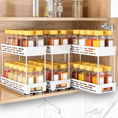 Pull Out Spice Rack Organizer for Cabinet, 3 Packs S | All Products - Image 2
