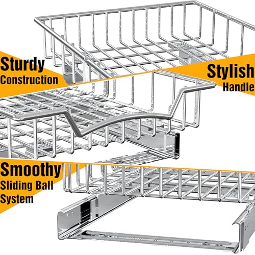 Simple Houseware Under Cabinet Pull Out Sliding Shelf Drawer - Image 7