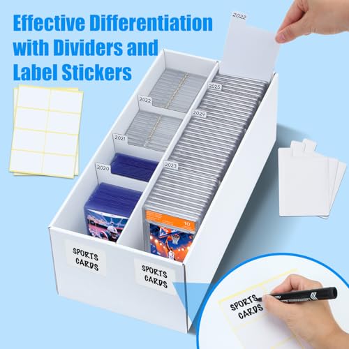 2 Pack Trading Card Storage Box - 2 Rows Graded Card Case - Image 6