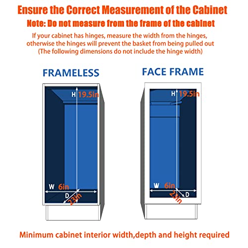 ROOMTEC Pull Out Cabinet Organizer for Narrow Cabinet (5" W X 21" - Image 5