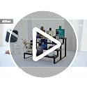 Wood Cologne Organizer for Men,12 Inch 4 Tier Cologn | All Products - Image 8