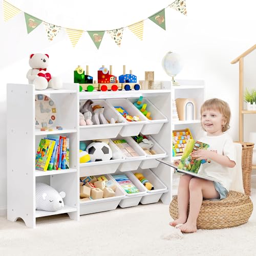 MallBest 57" Extra Wide Kids Bookshelf and Toy Stora | All Products - Image 3