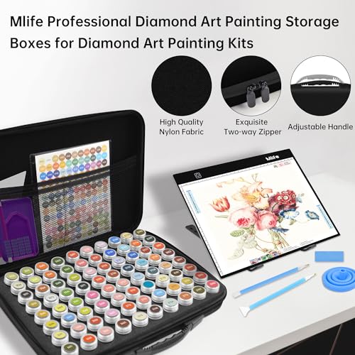 Mlife Diamond Art Painting Storage Boxes,1 Diamond | Home Organization - Image 7