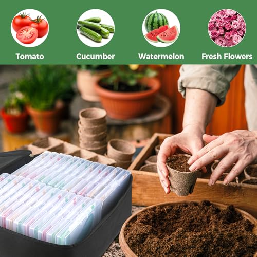 26 Slots Seed Organizer Storage Box with Labels | Home Organization - Image 7