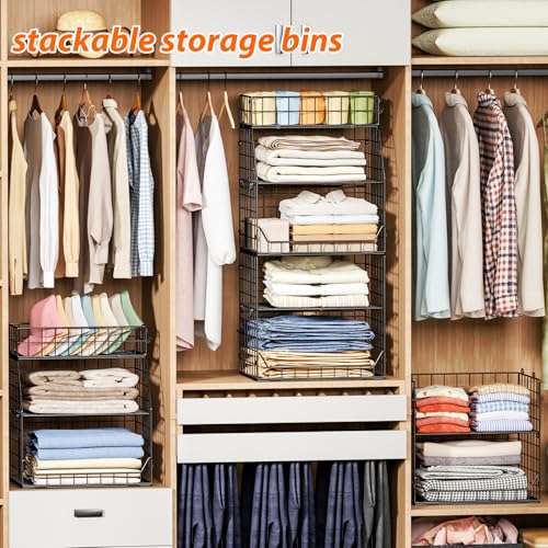 5-Tier Stackable Closet Organizers and Storage | Home Organization - Image 7