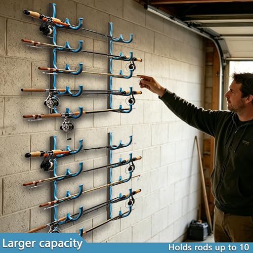 Fishing Rod Holders & Pole Holders for Garage, Wall - Image 3