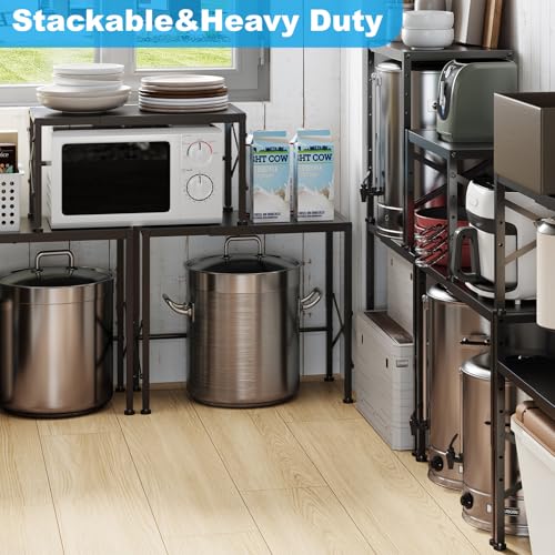 Expandable Pantry Shelves, 17-28 Inch Adjustable Kitchen - Image 3