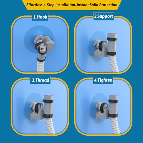 2Pcs Swimming Pool Pipe Holders, Above Ground Plunger Valves - Image 7