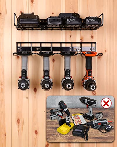 UNITEDPOWER Wall Mounted Power Tool Organizer Holder - Image 8