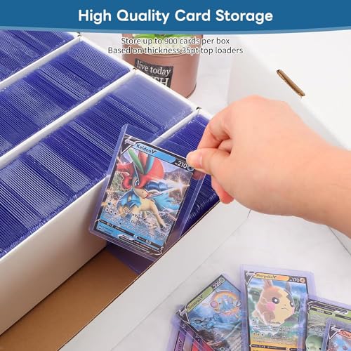 6 Pack Card Storage Box, 3700 Count Trading Card Storage - Image 4
