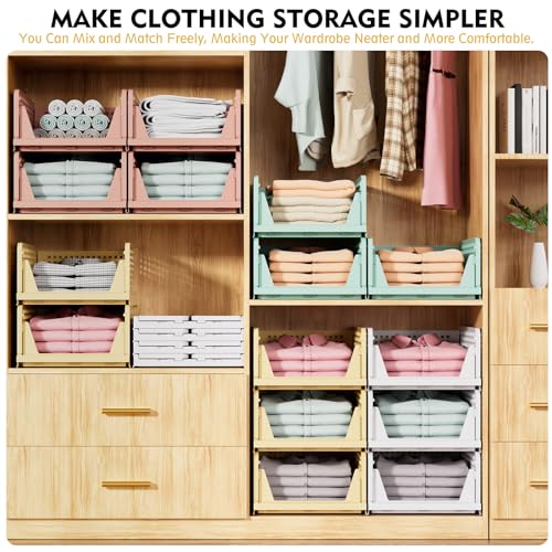 8 Pack Closet Organizers and Storage, Stackable & Fo | All Products - Image 4