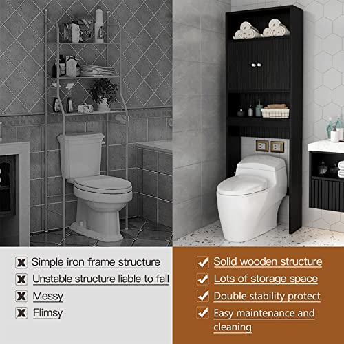 ME2 Bathroom Over The Toilet Storage Cabinet, 77'' Taller - Image 6