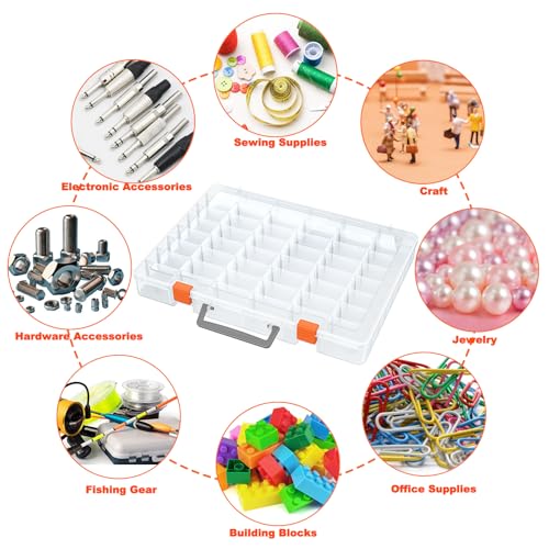 Bluedale 48 Grids Large Plastic Organizer Box | Home Organization - Image 7