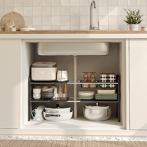 Under Sink Organizers and Storage,Expandable under cabinet - Image 6