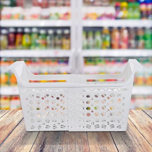 Totority Expandable Freezer Basket, Plastic Fridge Organizer - Image 8