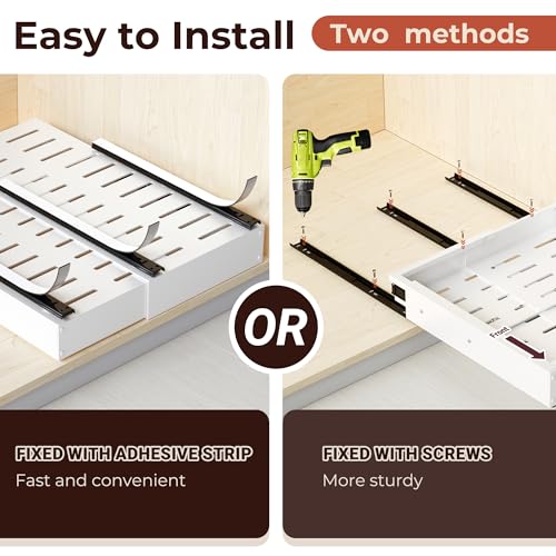 1 Pcs Pull Out Cabinet Organizers, Width (12"-19") - Image 6