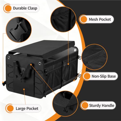 Car Trunk Organizer for SUV Sedan Pickup Cargo Storage - Image 5