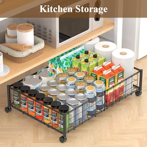 Hleelomi Under Bed Storage with Wheels and Storage Bag - Image 5