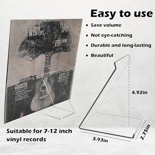 6pcs Vinyl Record Stand Display Tabletop Album Record Now Playing - Image 3