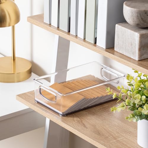 iDesign Stackable Pantry Bin with Handles, Clear - Image 7