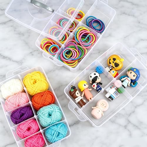 3-Tier Stackable Storage Container Box with Dividers-30 - Image 6