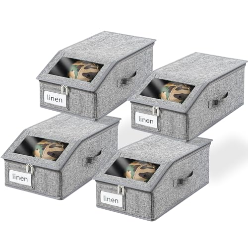 4 Pack Stackable Hat Organizer for Baseball Caps | Home Organization - Image 2
