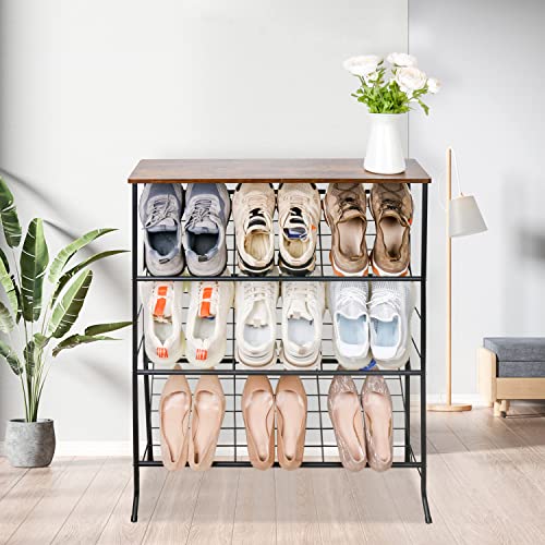 ZOES HOMEWARE Narrow Shoe Rack for Front Door Entran | All Products - Image 3