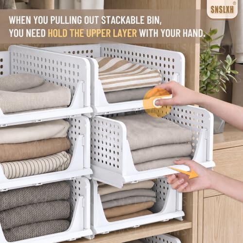 SNSLXH Closet Organizers and Storage, 5 Pack Stackab | All Products - Image 4