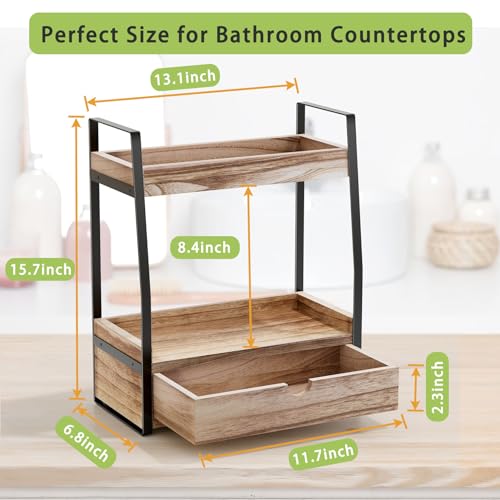 Boulphia 2-Tier Bathroom Organizer Countertop, Bathroom Sink - Image 4