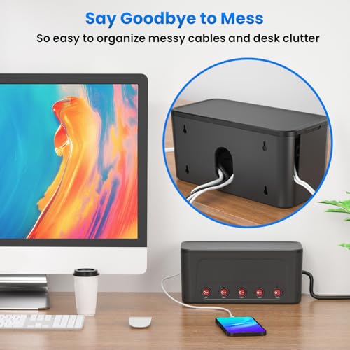 Power Strip with Cable Management Box, Large Cable O | All Products - Image 5