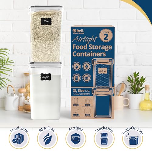 Reli. 6.5L Airtight Food Storage Containers with Lids (2 - Image 5