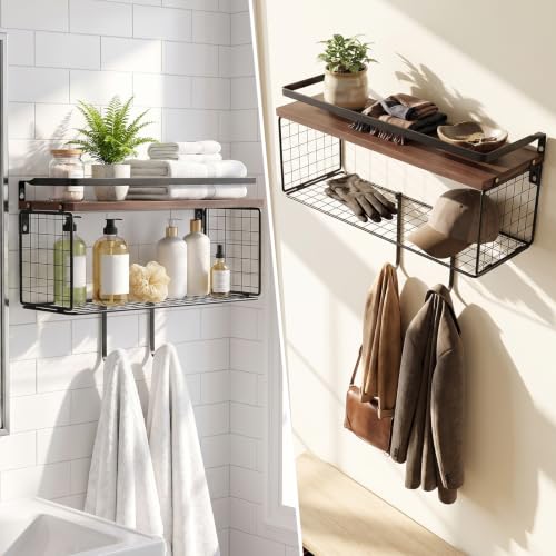Ironing Board Hanger Wall Mount, Ironing Board Holder with Basket - Image 8