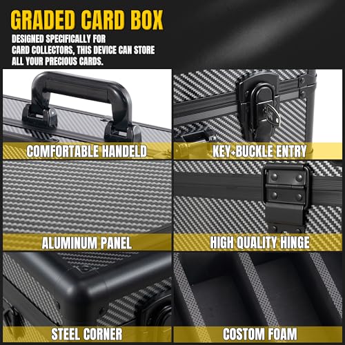 Graded Card Storage Box – Aluminum Alloy Trading Cards - Image 5