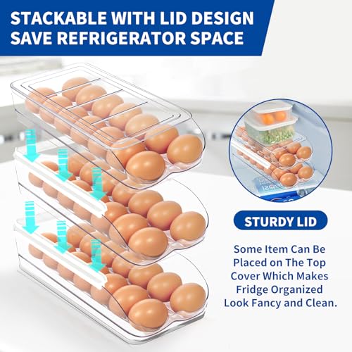 MesRosa Egg Holder for Fridge, Automatic Rolling Egg | All Products - Image 5
