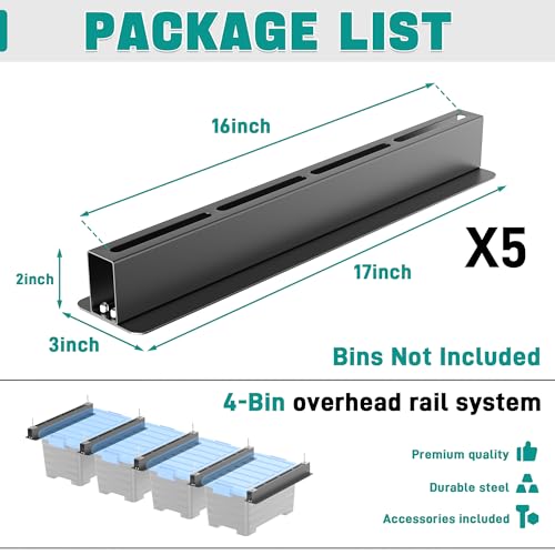 Ceiling Storage Rack, Heavy Duty Overhead Storage Rack - Image 4