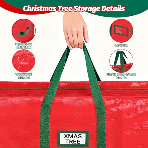 Christmas Tree Bag & Ornament Storage Box Set | Home Organization - Image 7