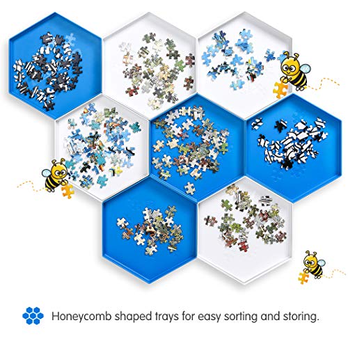 Becko US 8 Puzzle Sorting Trays with Clear Lid, Puzzle - Image 6