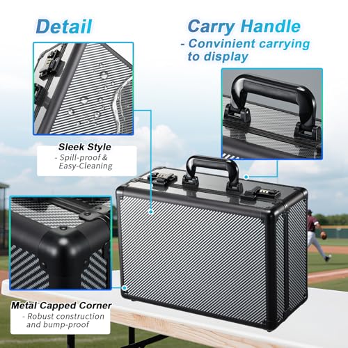 Large Graded Card Storage Box 4-Row with Combo Lock - Image 4